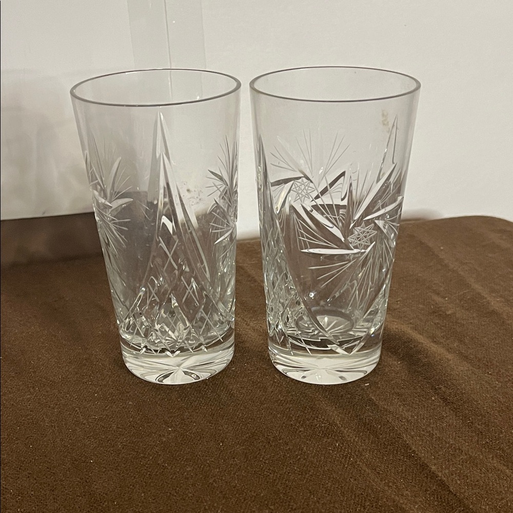 😄Pinwheel crystal drinking glasses highball (2)
